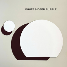 Load image into Gallery viewer, Double Colored Leather Placemat