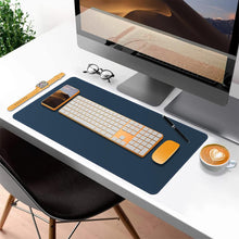 Load image into Gallery viewer, Leather Desk Pad with  Dual Sided Colors 70x35 CM