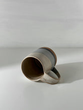 Load image into Gallery viewer, Sandy &amp; Light Blue Stoneware Ceramic Mug
