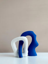 Load image into Gallery viewer, Blue & White Hugging Vases