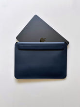 Load image into Gallery viewer, Sleek Leather 13 to 13.6 inch Macbook Pro & Air Sleeve