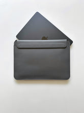 Load image into Gallery viewer, Sleek Leather 13 to 13.6 inch Macbook Pro & Air Sleeve