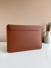 Load image into Gallery viewer, Sleek Leather 13 to 13.6 inch Macbook Pro & Air Sleeve