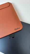 Load image into Gallery viewer, Sleek Leather 13 to 13.6 inch Macbook Pro & Air Sleeve
