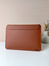 Load image into Gallery viewer, Sleek Leather 13 to 13.6 inch Macbook Pro & Air Sleeve