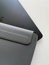 Load image into Gallery viewer, Sleek Leather 13 to 13.6 inch Macbook Pro & Air Sleeve