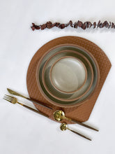 Load image into Gallery viewer, Beige With Brown Rim Plates