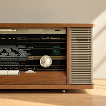 Load image into Gallery viewer, Title: Vintage Philips Capella Reverbeo Radio – Circa 1960s – Netherlands Brand