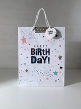 Load image into Gallery viewer, Stars and dots Happy Birthday Bag