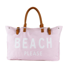 Load image into Gallery viewer, Baby Pink Beach Please Bag Unisex