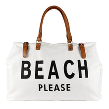 Load image into Gallery viewer, White Beach Please Bag Unisex