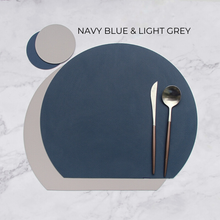 Load image into Gallery viewer, Double Colored Leather Placemat