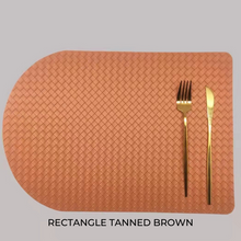 Load image into Gallery viewer, Woven Leather Placemat