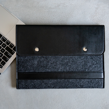 Load image into Gallery viewer, Black 13 inch Macbook Pro & Air Sleeve