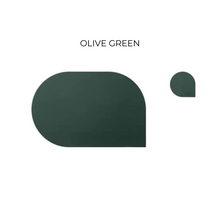 Load image into Gallery viewer, Drop Shaped Leather Placemat