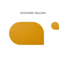 Load image into Gallery viewer, Drop Shaped Leather Placemat