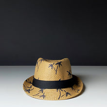 Load image into Gallery viewer, Panama Palm Brown Beach Hat