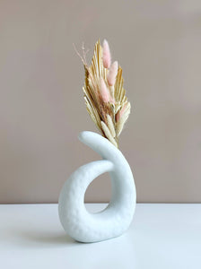 Off-White Looped Shaped Vase