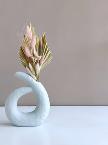 Off-White Looped Shaped Vase