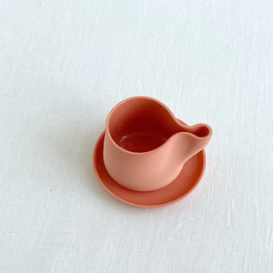 The Creamy Pink Infinity Shaped Espresso Turkish Coffee Cup