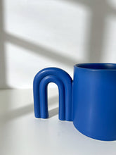 Load image into Gallery viewer, Blue Arch Handle Mug
