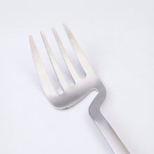 Load image into Gallery viewer, Silver Matte Germanic Cutlery Set
