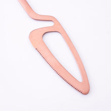 Load image into Gallery viewer, Rose Gold Matte Germanic Cutlery Set