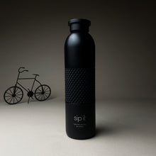 Load image into Gallery viewer, Sip it Black Matte Thermal Bottle 500ML