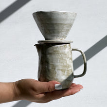 Load image into Gallery viewer, Stone Shaped Coffee Filter Pot with Mug
