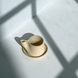 The Sandy White Infinity Shaped Espresso Turkish Coffee Cup