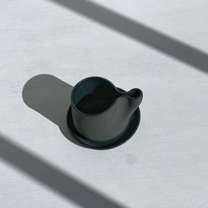 The Carbon Black Infinity Shaped Espresso Turkish Coffee Cup