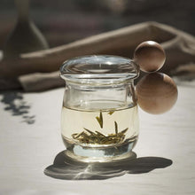 Load image into Gallery viewer, Ball Handle Glass Mug with Tea Infuser and Lid