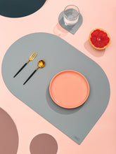 Load image into Gallery viewer, Drop Shaped Leather Placemat