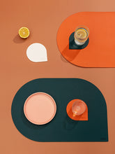 Load image into Gallery viewer, Drop Shaped Leather Placemat