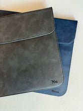 Load image into Gallery viewer, Leather 13 to 14 inch Macbook Pro & Air Sleeve