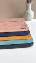 Load image into Gallery viewer, Leather 13 to 14 inch Macbook Pro & Air Sleeve