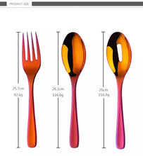 Load image into Gallery viewer, Large Serving Spoons & Fork