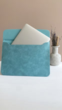 Load image into Gallery viewer, Leather 13 to 14 inch Macbook Pro & Air Sleeve