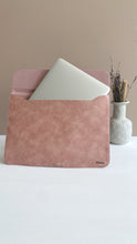 Load image into Gallery viewer, Leather 13 to 14 inch Macbook Pro & Air Sleeve