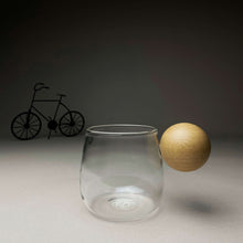 Load image into Gallery viewer, Ball Handle Glass Mug with Tea Infuser and Lid