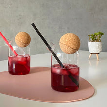 Load image into Gallery viewer, Mini Glass Jug with Cork Lid