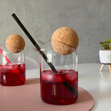 Load image into Gallery viewer, Mini Glass Jug with Cork Lid