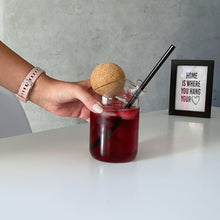 Load image into Gallery viewer, Mini Glass Jug with Cork Lid