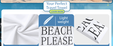 Load image into Gallery viewer, Beach Please Microfiber Tanning Towel

