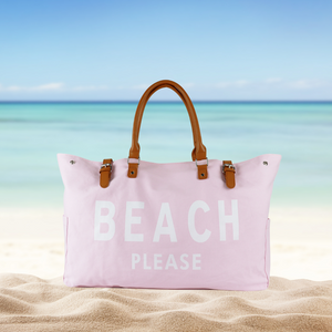 Baby Pink Beach Please Bag Unisex