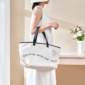 "Catching Waves" Beach Bag