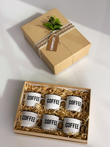 Charming Mini Coffee Cups Gift Pack!