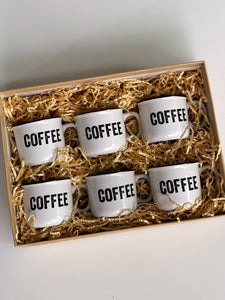 Charming Mini Coffee Cups Gift Pack!