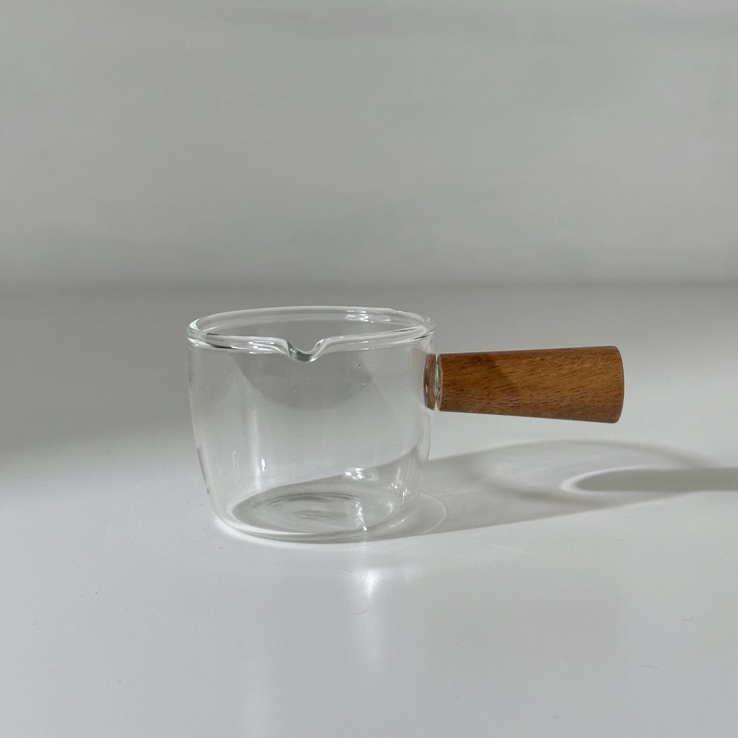 Mini Espresso Pot with wooden handle