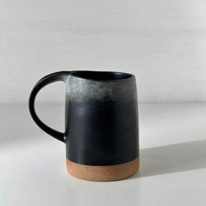 Black Stoneware Ceramic Mug